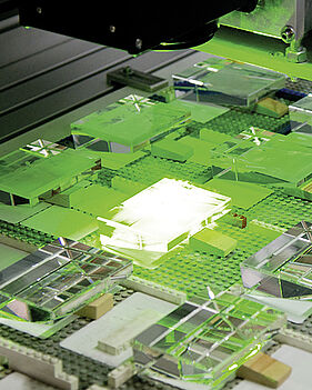 Contento Digitaldrucklösungen Maschinenpark: Laserinnengravur-Anlagen