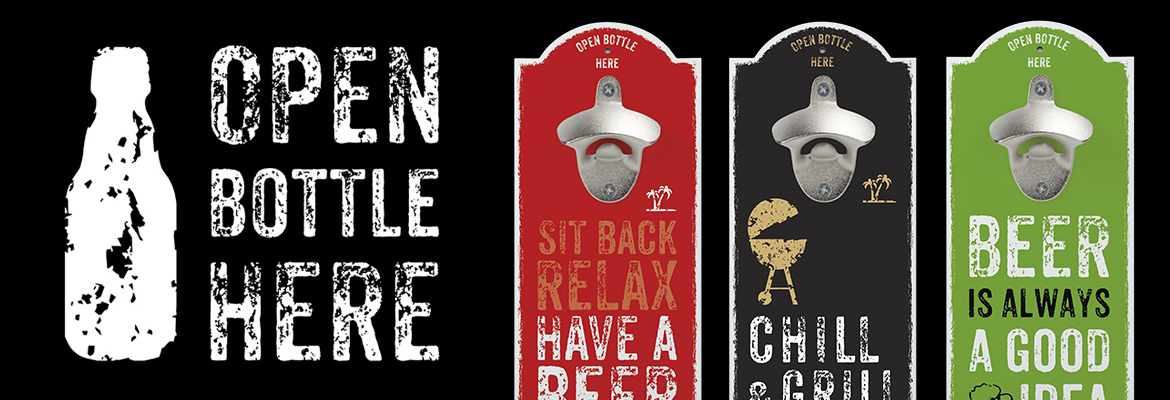 Contento Digitaldrucklösungen: Druck auf MDF-Wandflaschenöffner